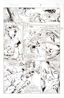 Alan Davis and Mark Farmer Excalibur #55 Page 2 Original Art (Marvel, 1992).... | Heritage