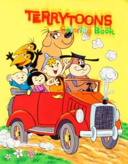 Terrytoons Coloring Book Cover Original Art (Western, 1970).... | Heritage