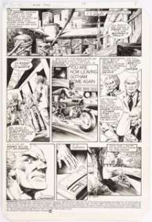 Rick Hoberg and Rudy Nebres Batman #384 Partial Story Original Art Group of 4 (DC, 1985).... (Total: 4 Original Art) | Heritage
