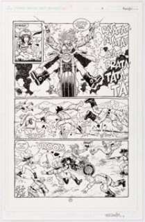 Steve Mannion Fearless Dawn: Hard Times #1 Story Pages 13 and 22 Original Art Group of 2 (Asylum Press, 2014).... (Total: 2 Original Art)