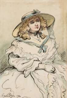 Thomas Rowlandson A Lady of Quality Original Art (1794).... | Heritage