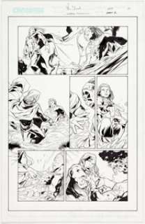 Andrea Di Vito, Rob Hunter, and Others The First Story Pages from Three Issues (CrossGen, 2001 et Seq.... (Total: 4 Original Art)