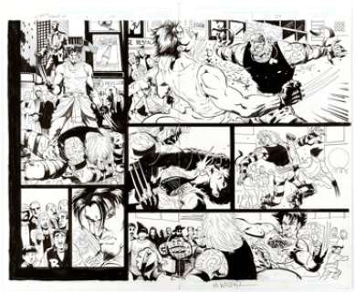 Matt Wagner Ultimate Marvel Team-Up #1 Pages 19 and 20 Original Art (Marvel, 2001).... | Heritage