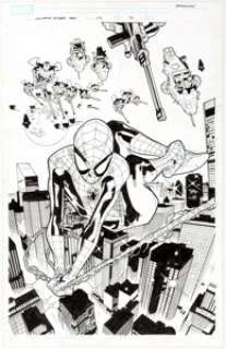 Stuart Immonen Ultimate Spider-Man #115 Splash Page 16 Original Art (Marvel, 2007).... | Heritage