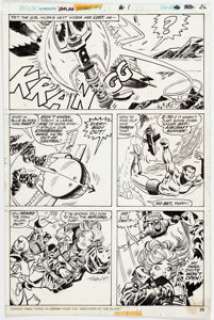 Frank Robbins and Vince Colletta The Invaders #2 Story Page 16 Original Art (Marvel, 1975).... | Heritage