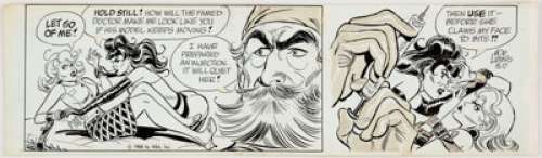 Bob Lubbers Robin Malone Daily Comic Strip Original Art dated 8-17-68 (NEA, 1968).... | Heritage