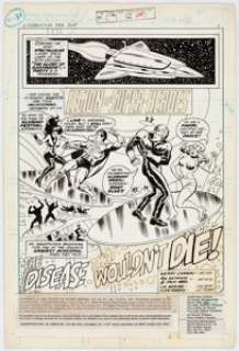 Ric Estrada and Jack Abel Superboy & the Legion of Super-Heroes #232 Splash Page 1 Original Art (DC, 1977).... | Heritage