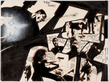  - Brian Michael Bendis Jinx #7 Double-Page Spread 20-21 Original Art (Caliber Press, 1997)....