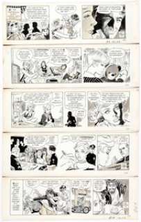 Bob Lubbers Robin Malone Daily Comic Strip Original Art Group of 10 (NEA, 1967).... (Total: 10 Comic Books) | Heritage