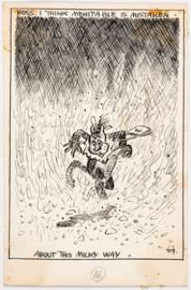 George Herriman archy does his part Interior Illustration Original Art (Doubleday, 1935).... | Heritage