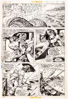 John Buscema and Ernie Chan Conan the Barbarian #75 Story Page 14 Original Art (Marvel, 1977).... | Heritage