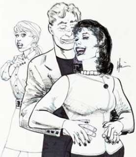 Howard Chaykin Archie: the Married Life - 10th Anniversary Variant Cover Original Art (Archie Comics, 2019).... | Heritage