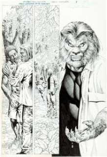  - Jim Fern and Craig Hamilton Fables: Werewolves of the Heartland (nn) Story Page 8 Original Art (DC Comics, 2012)....