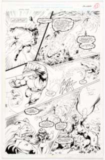 Alan Davis and Mark Farmer Excalibur #50 Story Page 21 Original Art (Marvel Comics, 1992).... | Heritage