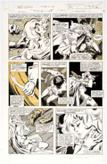 John Buscema and Tony DeZuniga Red Sonja #15 Story Page 9 Original Art (Marvel, 1979). Sonja narrowly avoids death - | Heritage