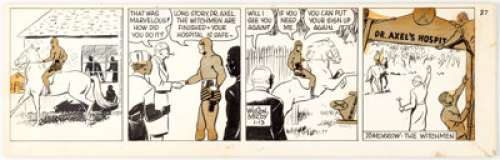 Wilson McCoy The Phantom Daily Comic Strip Original Art dated 1-13-60 (King Features Syndicate, 1960). Lee Falk’s - | Heritage