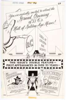 Murphy Anderson Justice League of America #94 Full Page Illustration Original Art (DC, 1971). This cordial - | Heritage