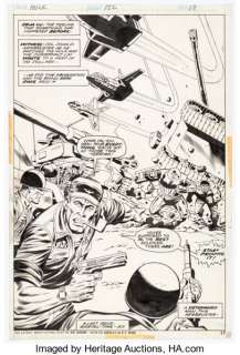 Herb Trimpe and Jack Abel Incredible Hulk #172 Story Page 17 Original Art (Marvel Comics, 1974). The Hulkbusters - | Heritage