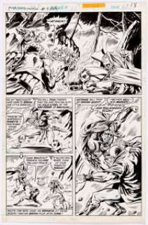 Jim Craig, Pablo Marcos, Frank Giacoia, and Aubrey Bradford Wulf the Barbarian #4 Story Page Original Art -