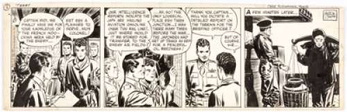 Milton Caniff Terry and the Pirates Daily Comic Strip Original Art dated 12-27-43 (News Syndicate, Inc., 1943).  - | Heritage