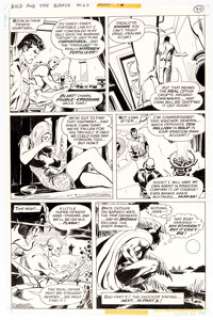 Jim Aparo The Brave and the Bold #125 Story Page 11 The Flash Original Art (DC, 1976).  Bruce Wayne and Barry - | Heritage