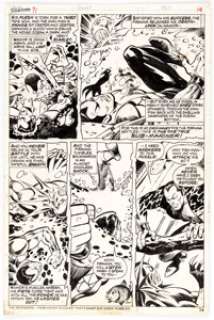 George Tuska and Vince Colletta Sub-Mariner #71 Story Page 14 Original Art (Marvel, 1974). ... | Heritage