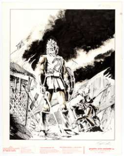 Karl Waller - Medieval Fantasy Illustration Original Art (undated)....