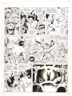 Wally Wood The King of the World Story Page 39 Original Art (Sea Gate Distributors, 1978).... | Heritage