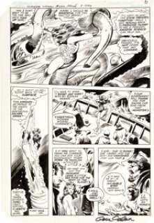 Gene Colan and Romeo Tanghal Wonder Woman #289 Story Page Original Art (DC, 1982). Diana saves a Russian fishing - | Heritage