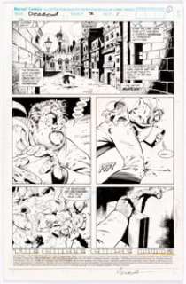Joe Madureira and Mark Farmer Deadpool: The Circle Chase #2 Story Page 1 Original Art (Marvel, 1993).... | Heritage