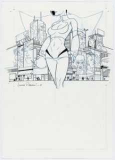 Jimmie Robinson - Bomb Queen Omnibus Vol. 1 Cover Original Art (Image, 2008).