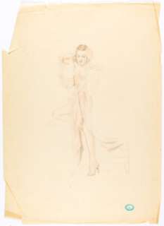 Alberto Vargas - Woman Illustration Original Art (undated). Alberto Vargas is legendary for his interpretation of - | Heritage
