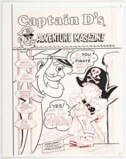 Sheldon Moldoff | Captain D’s Adventure Magazine #6 Story Page Original Art (Jiffy, 1984). | Heritage