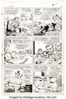 Dick Ayers And John Tartaglione | Sgt. Fury #34 Story Page 10 Original Art (Marvel, 1966). | Heritage