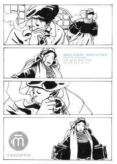 Bruno le Floc‘h  - 
           Planche originale - Une après-midi d‘été
           