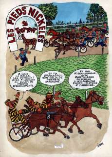 JICKA  - Les Pieds Nickelés  - Illustration pour le récit Les Pieds Nickelés se [...] | Vermot et Associés