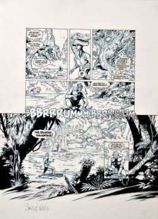 Stan & Vince - Vortex, volume 7. Planche originale n°2, signée en bas Ã  gauche
