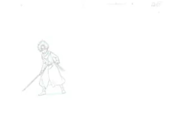 Togashi Yoshihiro - Yu Yu Hakusho | doga (douga) – Hiei – Yu Yu Hakusho – 3806 | La Galerie de la Bande Dessinée