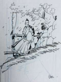 Hub | Dessin Original  - Projet de couverture pour "Le Cycle l’Air"  - Okko | Catawiki