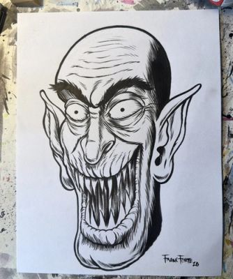 Nosferatu NEW Horror Original drawing By Frank Forte RARE One Of Kind | eBay US (Buy It Now)