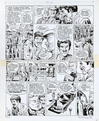 Parras | Ian Mc Donald, planche n°7 à l’encre de Chine… | AZ auction