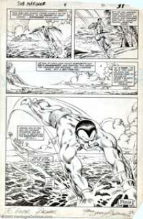 Bob Budiansky and Danny Bulanadi - Original Art for Prince Namor, the Sub-Mariner #4, page 23 (Marvel, 1984). - | Heritage