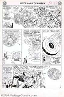 Mike Sekowsky and Bernard Sachs - Original Art for Justice League of America #22, page 11 (DC, 1963). From the - | Heritage