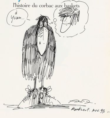 Fred | L’Histoire du corbac aux baskets en édition… | AZ auction