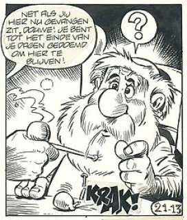 Wijn, Piet | Originele pagina (p.21)  - Douwe Dabbert 13  - De Heksen van Eergisteren  - (1986) | Catawiki