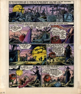 Tadeusz Baranowski | Bezdomne wampiry. O zmroku (komplet – tusz i kolor) | Galeria Komiksu