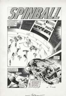 Brian Bolland - Action annual 1979 - spinball complete 8 pg. Story - brian bolland art - judge dredd /batman / killing joke