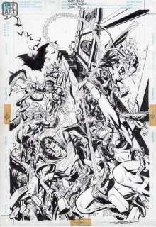 Howard Porter | Jla Promo Art - 1996 | Panel Page Art