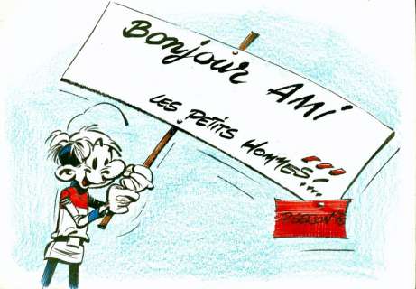 SERON Pierre Les Petits hommes Crayon et encre d… | Vermot et Associés