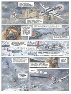 Lot 65 - PHILIPPE JARBINET AIRBORNE 44 S‘il faut survivre (T.5), Casterman 2014 Planche originale...